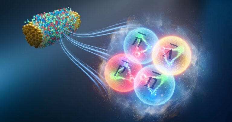 Vůbec nejtěžší shluky antihmoty vytvořené v atomovém drtiči