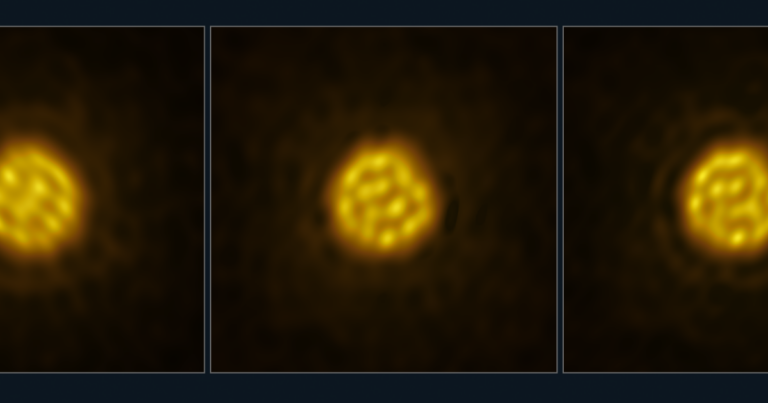 Blízká hvězda vyfukuje bubliny o velikosti 75 Sluncí