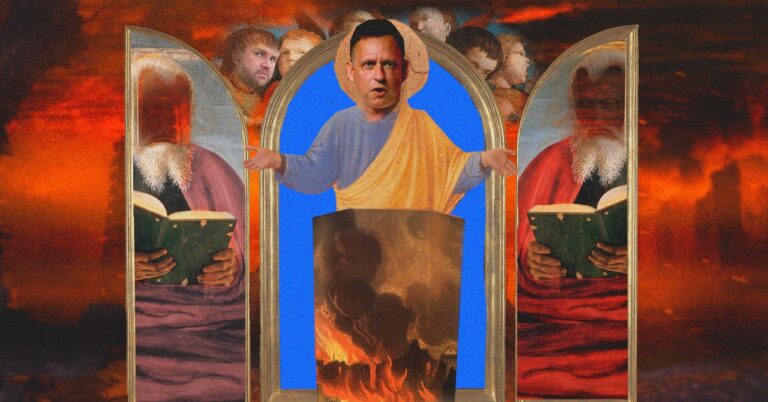 Skutečné sázky a skutečný příběh, Peter Thiel’s Antichrist posession