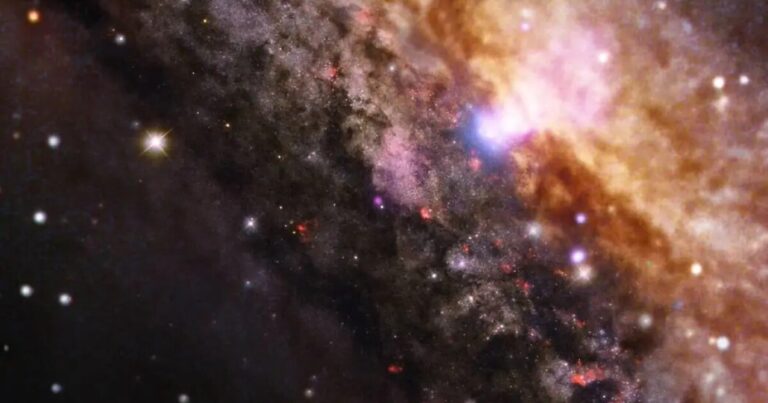 Astronomové našli unikátní rádiový maják v galaxii NGC 4945